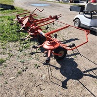 Kuhn 4 Basket Tedder Slip Clutch removed from PTO