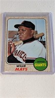 1968 Topps Baseball Card #50 Willie Mays