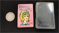1964 Ideal Tammy Card Game with Plastic Case