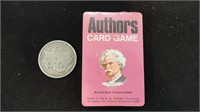 Vintage 1960's AUTHORS Card Game -Brand New