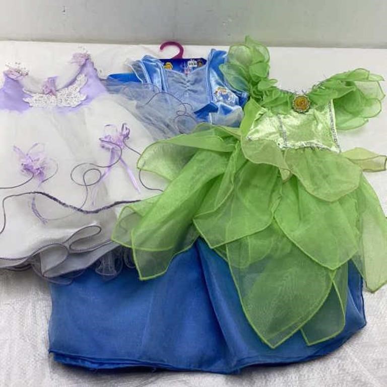 Princess costume dresses size 4