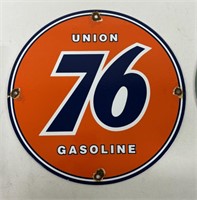 ANTIQUE PORCELAIN 76 GASOLINE SIGN