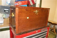 Faux Wood Storage Box
