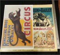 Barnum Bailey, Ringling Bros Circus Posters