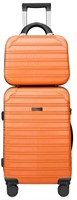 Feybaul 20"+ 14"  Carry-On Hardside Luggage