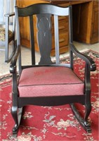Vintage Rocking Chair Black (b)