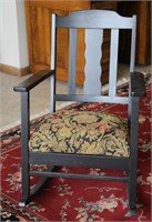 Vintage Rocking Chair black