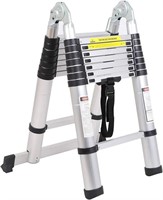 16.5 FT Aluminum Telescopic Extension Ladder