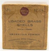 Collectors Box Of Remington 12 Ga Empty Brass