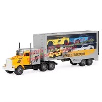 1:24 Forza L&S Hauler W/ 3 Pull Back Vehicles