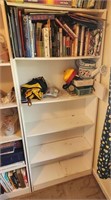 White Bookshelf-Contents not included