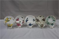 Five bone china cups & saucers including Royal