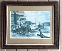 Framed Signed & Numbered Carol Teilhet "Low Tide"