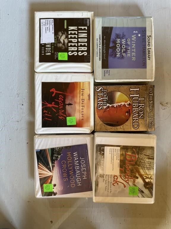 6 Books on CDs