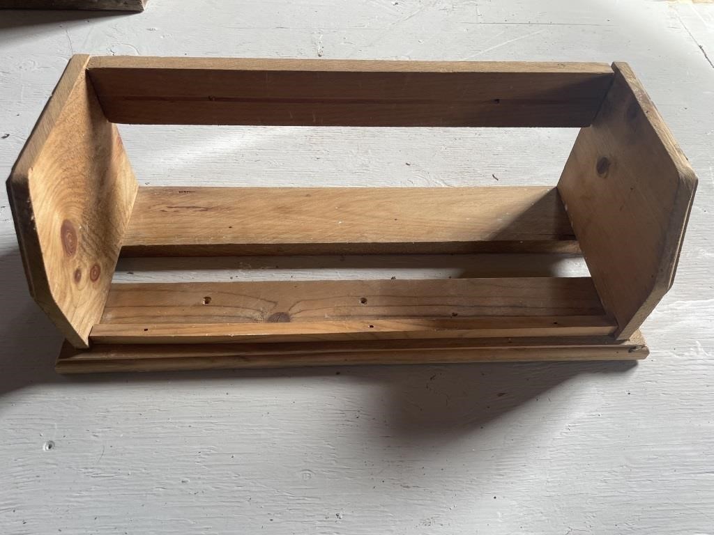 Wooden shelf