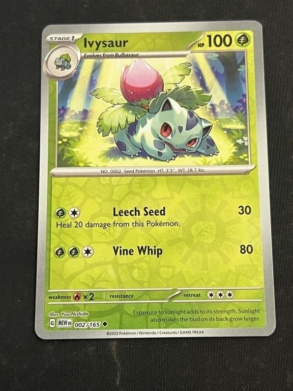 Ivysaur Hologram Pokémon Card