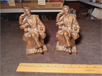 Copper Finished "Lincoln" Book Ends