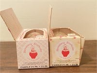 2 Strawberry Shortcake Candles In Box