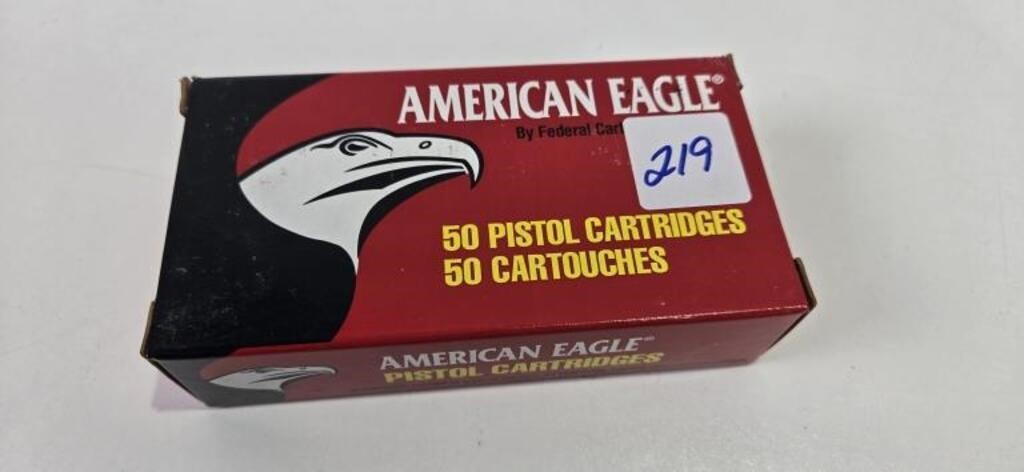 American Eagle 9MM Luger (Full Box of 50)