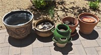 Lot of Ceramic and Terracotta pots