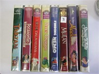 8 Walt Disney VHS Tapes