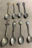 Vintage Collectible European Spoon Collection