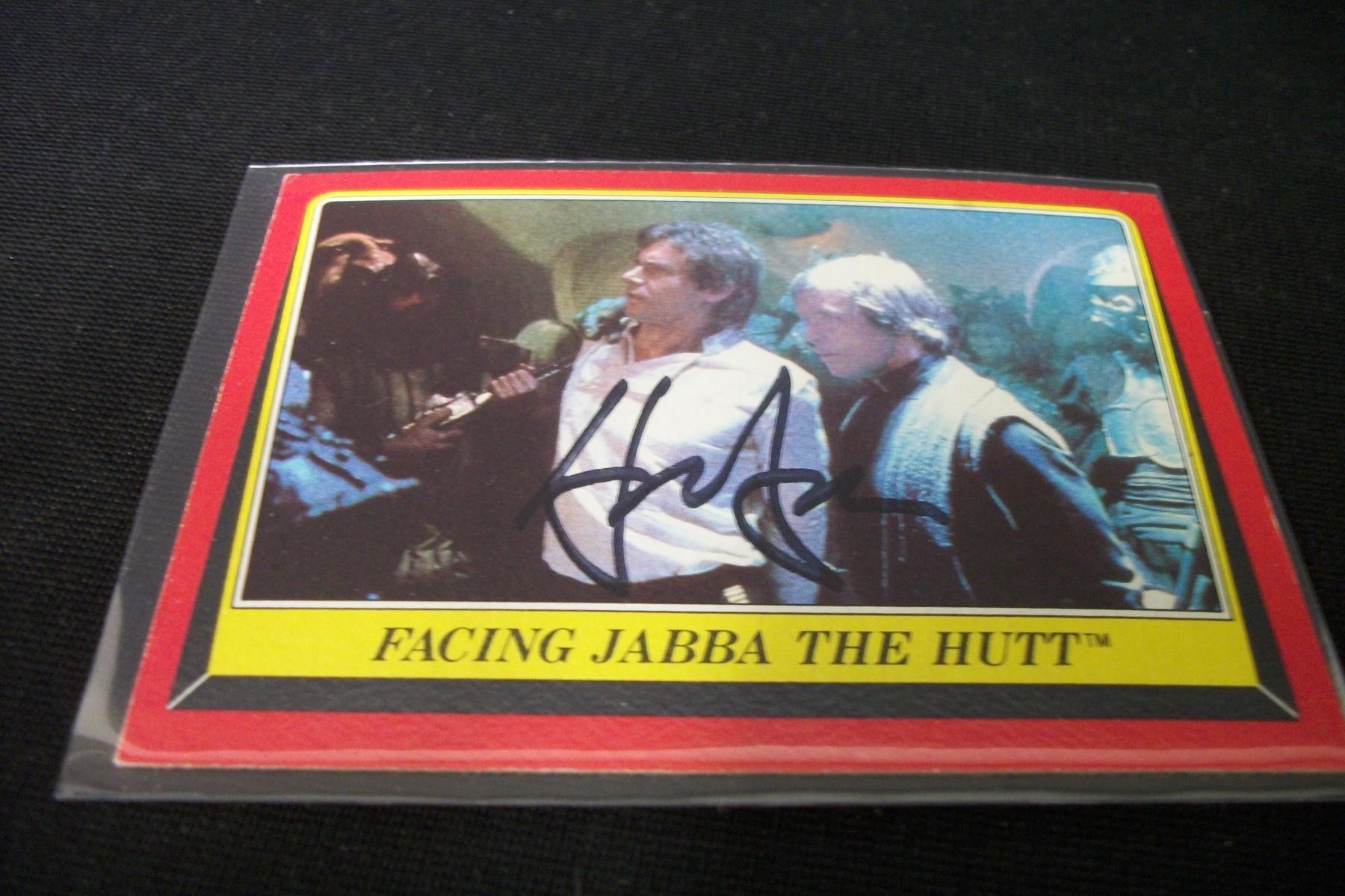 1983 STAR WARS HARRISON FORD AUTOGRAPH COA