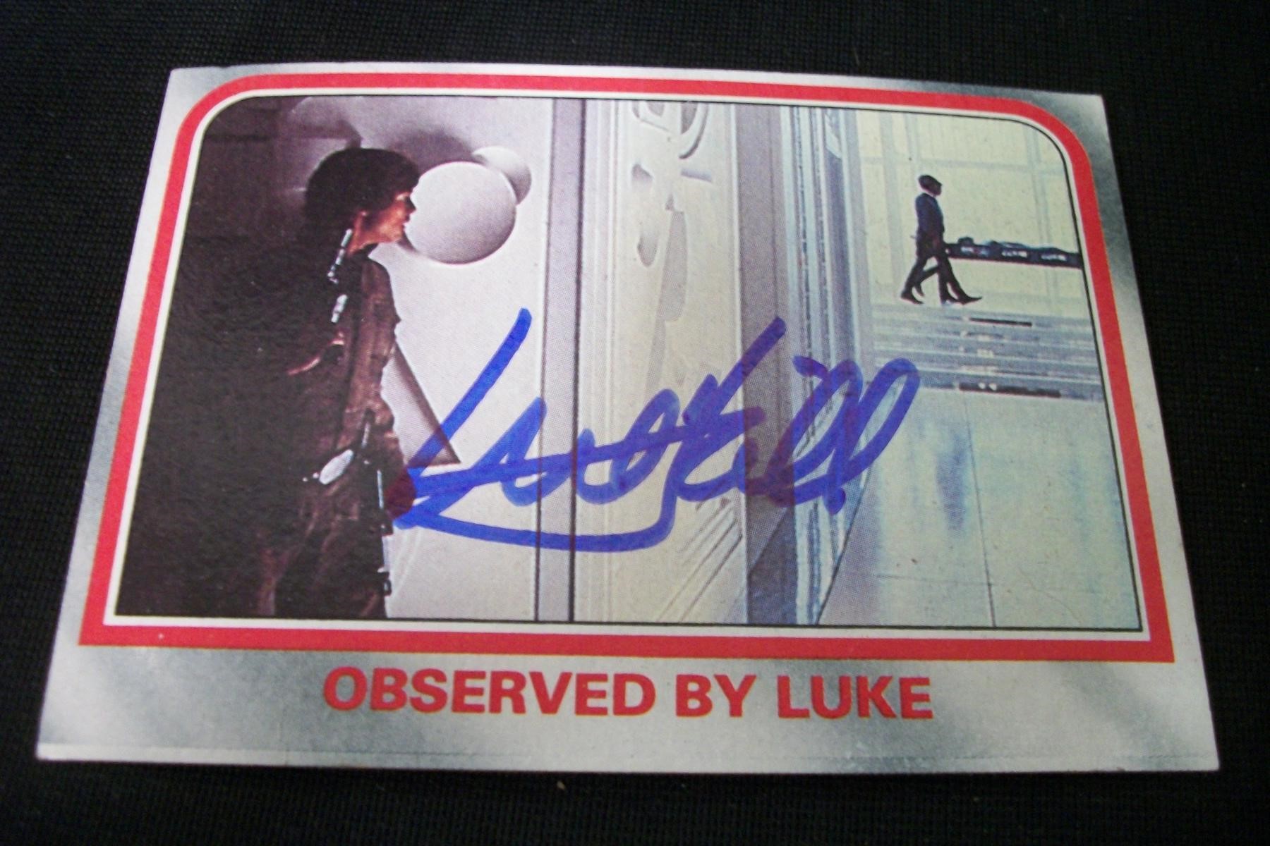 1980 STAR WARS MARK HAMILL AUTOGRAPH COA