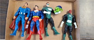 Lot of Superman/Green Lantern figures
