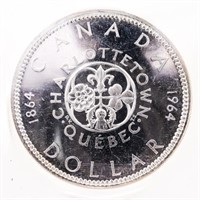 Canada 1964 Silver Dollar PL65 ICCS