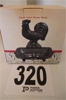 Cast Iron Rooster Soap Dish (New)(R3)