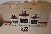 Chalkboard Canister Set (New)(R3)