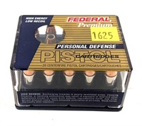 Box of .38 SPL 110-grain Personal Defense Federal