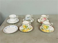 5 sets Royal Albert cup & saucers - various