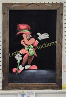 VINTAGE MICKEY MOUSE PAINTING