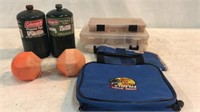 Coleman Propane Tanks & Fishing Lure Storage Q12D