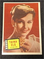 Topps Taina Elg collector card
