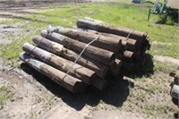 (2) Bundles of Wood Post, Approx 6Ft