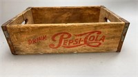Wood Vintage Pepsi-Cola Crate
