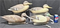 4 G&H Mallard Duck Decoys