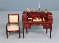 Artisan Miniature Carlton House Desk + Accessories