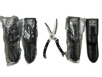 4 new multi action Strongboy knives with