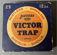 22 rnds Peter's Victor Trap 12ga Paper Shotshells