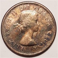 1964 Canadian Silver Quarter Dollar - 80% Silver