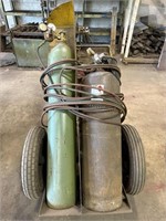 Oxygen & Acetylene Torch Set w/ cart