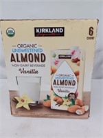 Kirkland organic vanilla almond unsweet non-dairy