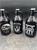 Lot of 3 Growlers