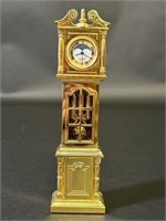 Bulova B0553 Miniature Brass Grandfather Clock