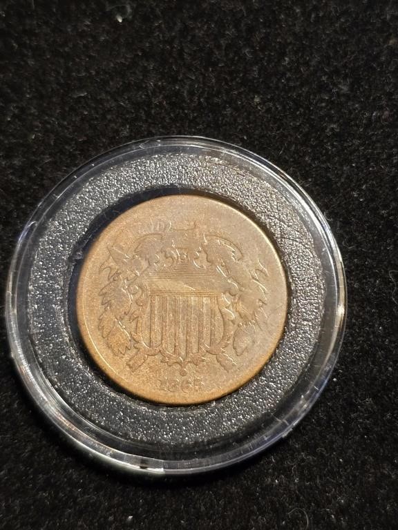 1865 Two Cent Piece