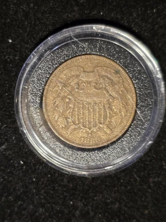 1866 Two Cent Piece